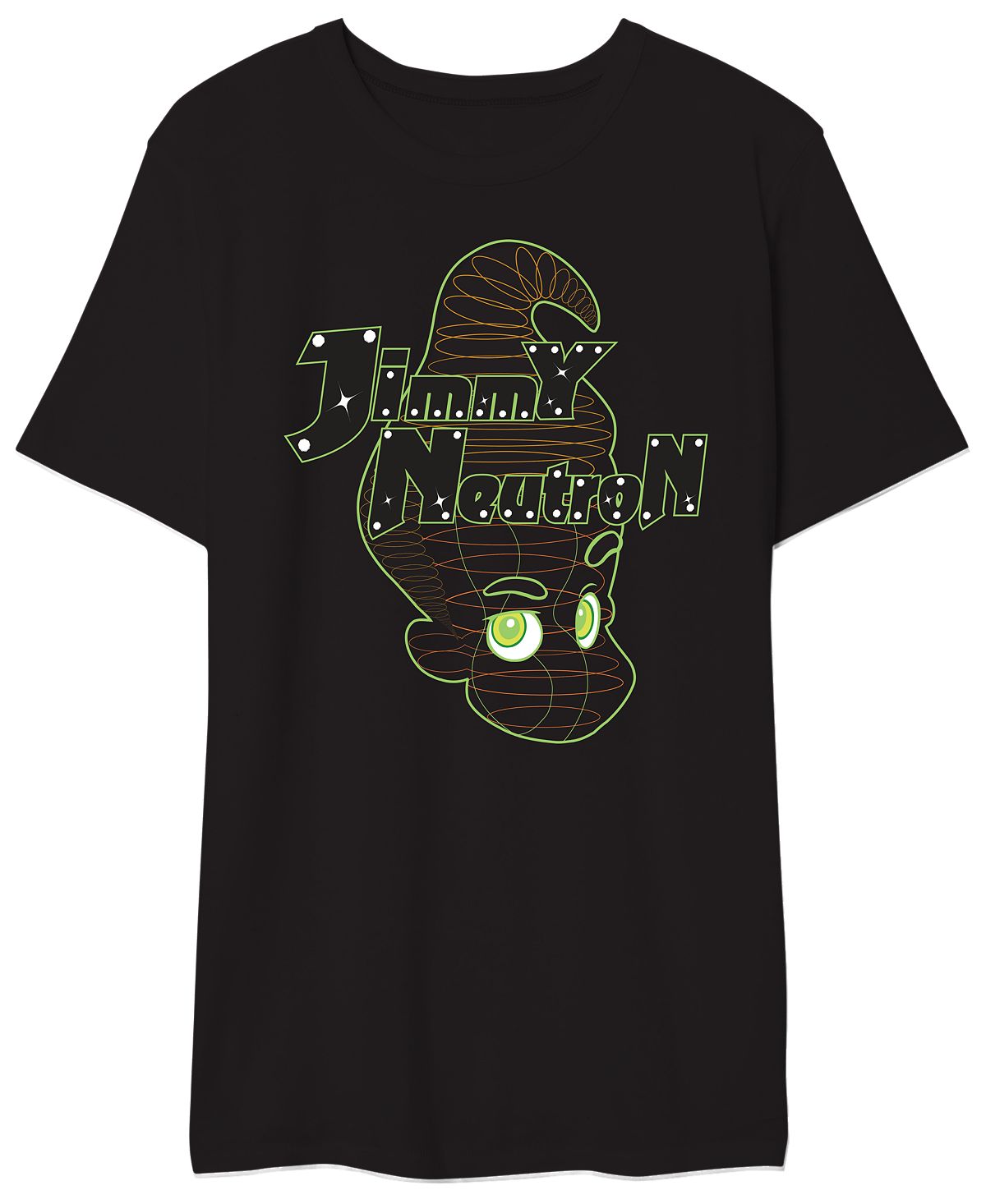 Мужская футболка с рисунком jimmy neutron AIRWAVES, мульти