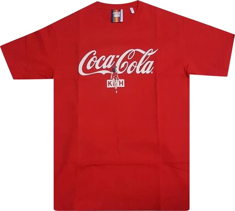 

Футболка Kith x Coca-Cola Hula T-Shirt 'Red', красный