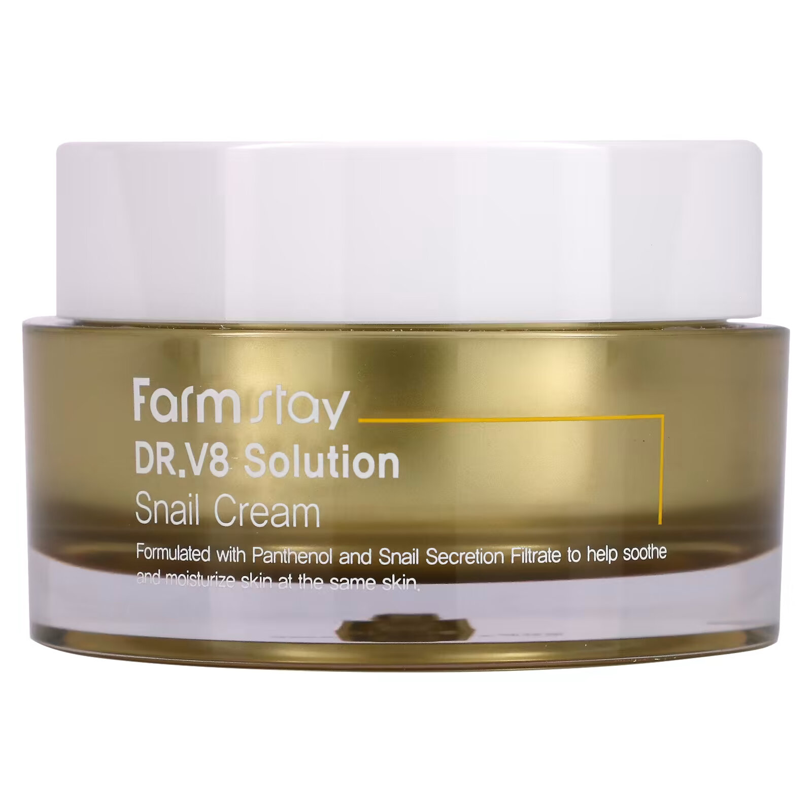 Farmstay, Доктор V8 Solution Snail Cream, 50 мл (1,69 жидк. Унции) farmstay доктор v8 ampoule solution caviar 30 мл