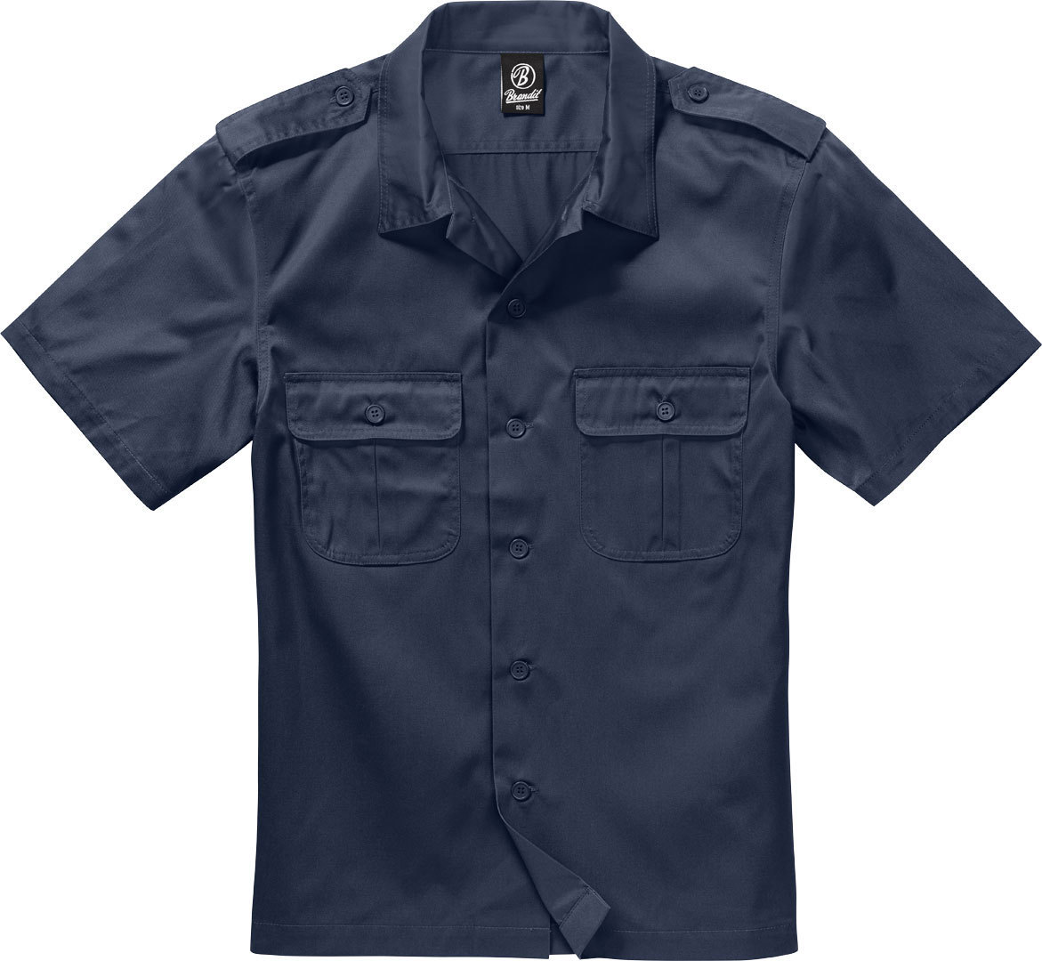 Рубашка Brandit Us 1/2, темно - синий рубашка uniqlo темно синий