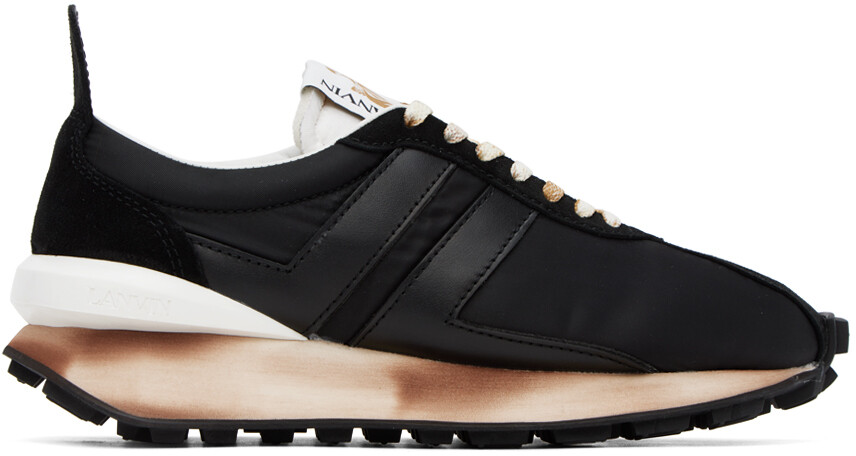 

Черные кроссовки БУМПР Lanvin