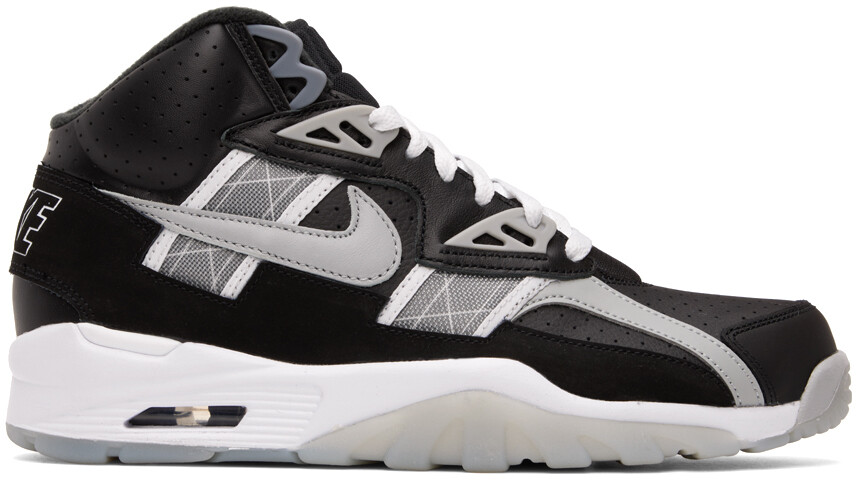 

Черно-серые высокие кроссовки Air Trainer SC Nike