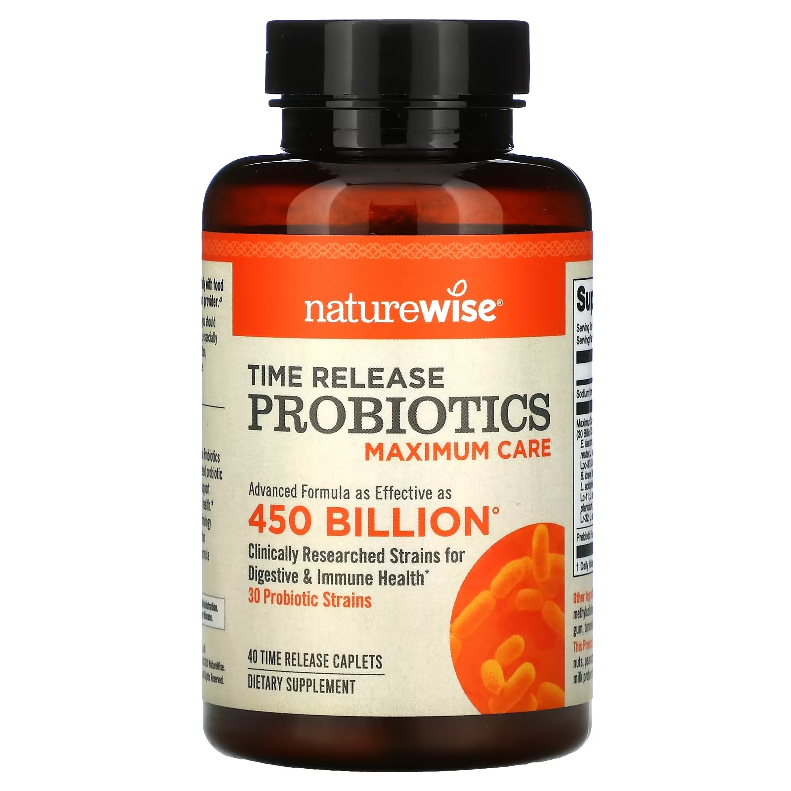 NatureWise Maximum Care пробиотики с замедленным высвобождением, 40 капсул naturewise maximum care пробиотики с замедленным высвобождением 40 капсул