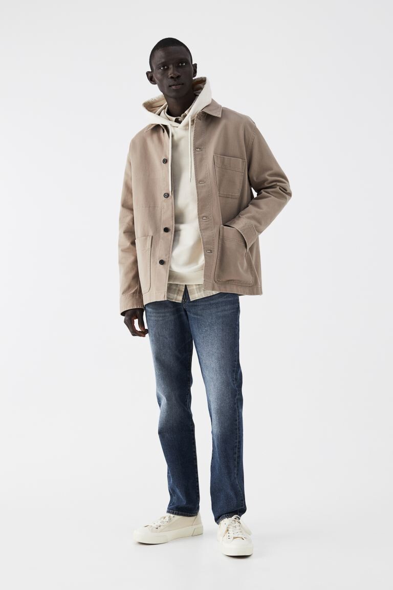 

Обычные джинсы H&M, темно-синий деним