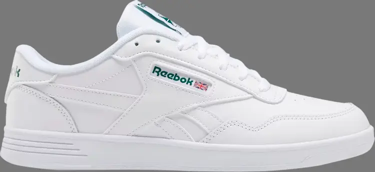 

Кроссовки club memt 'white clover green' Reebok, белый