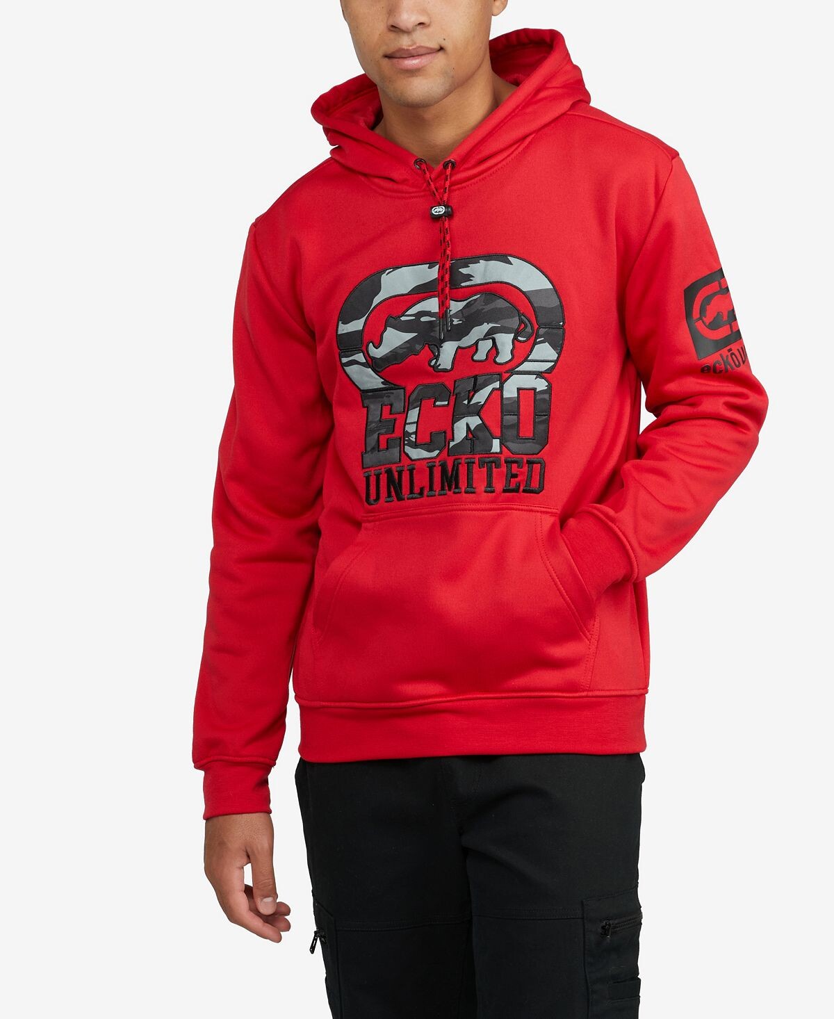 

Мужская толстовка с капюшоном highpoint Ecko Unltd, красный