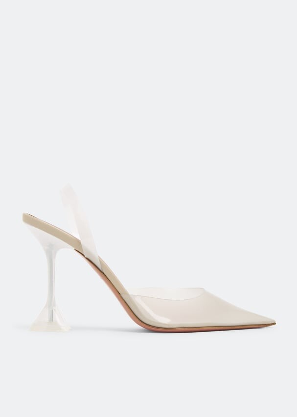 

Туфли AMINA MUADDI Holli Glass pumps, белый
