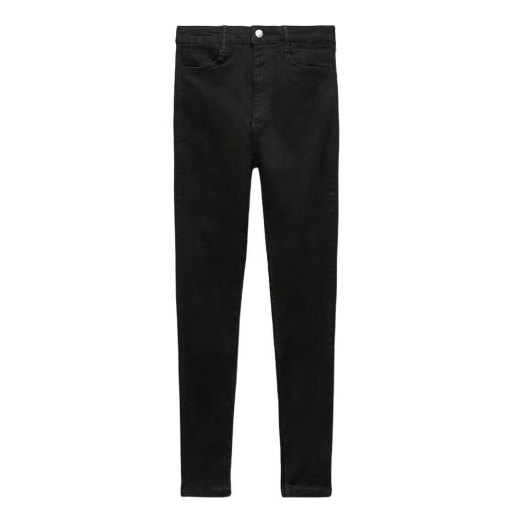 

Джеггинсы женские Zara Super Stretch High-raise TRF, черный