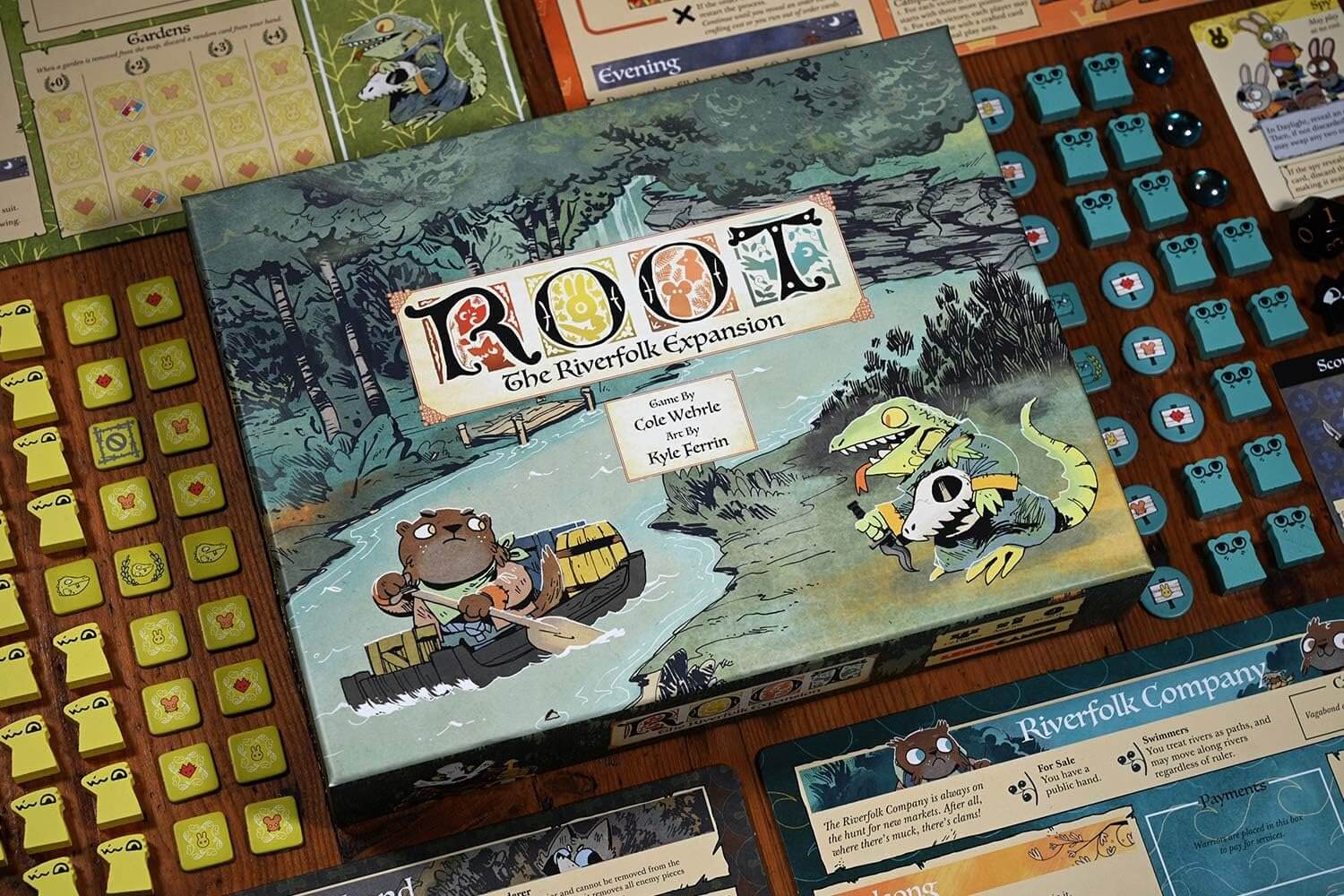 Дополнение к настольной игре Leder Games Root: The Riverfolk Expansion –  заказать из-за рубежа в «CDEK.Shopping»