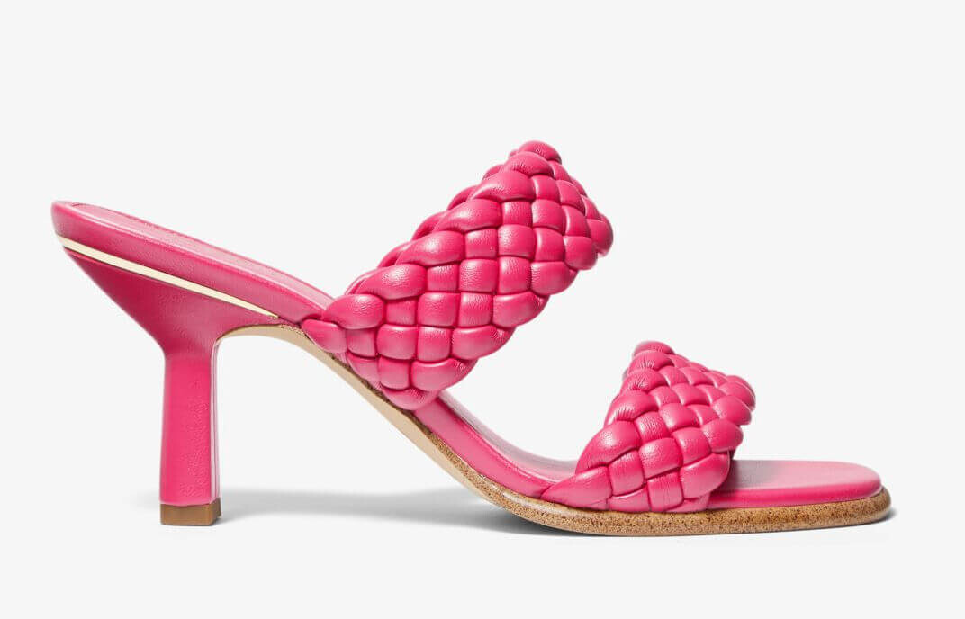 

Мюли с плетеными ремешками Michael Michael Kors Amelia, розовый