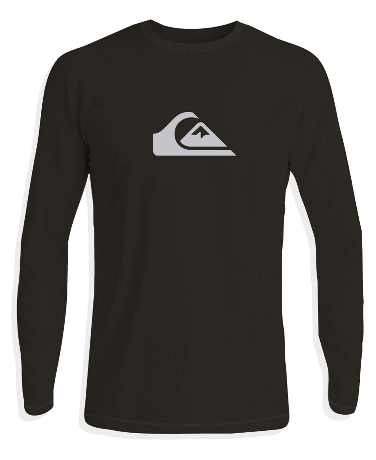

Мужская однотонная футболка с длинным рукавом quicksilver streak Quiksilver, черный