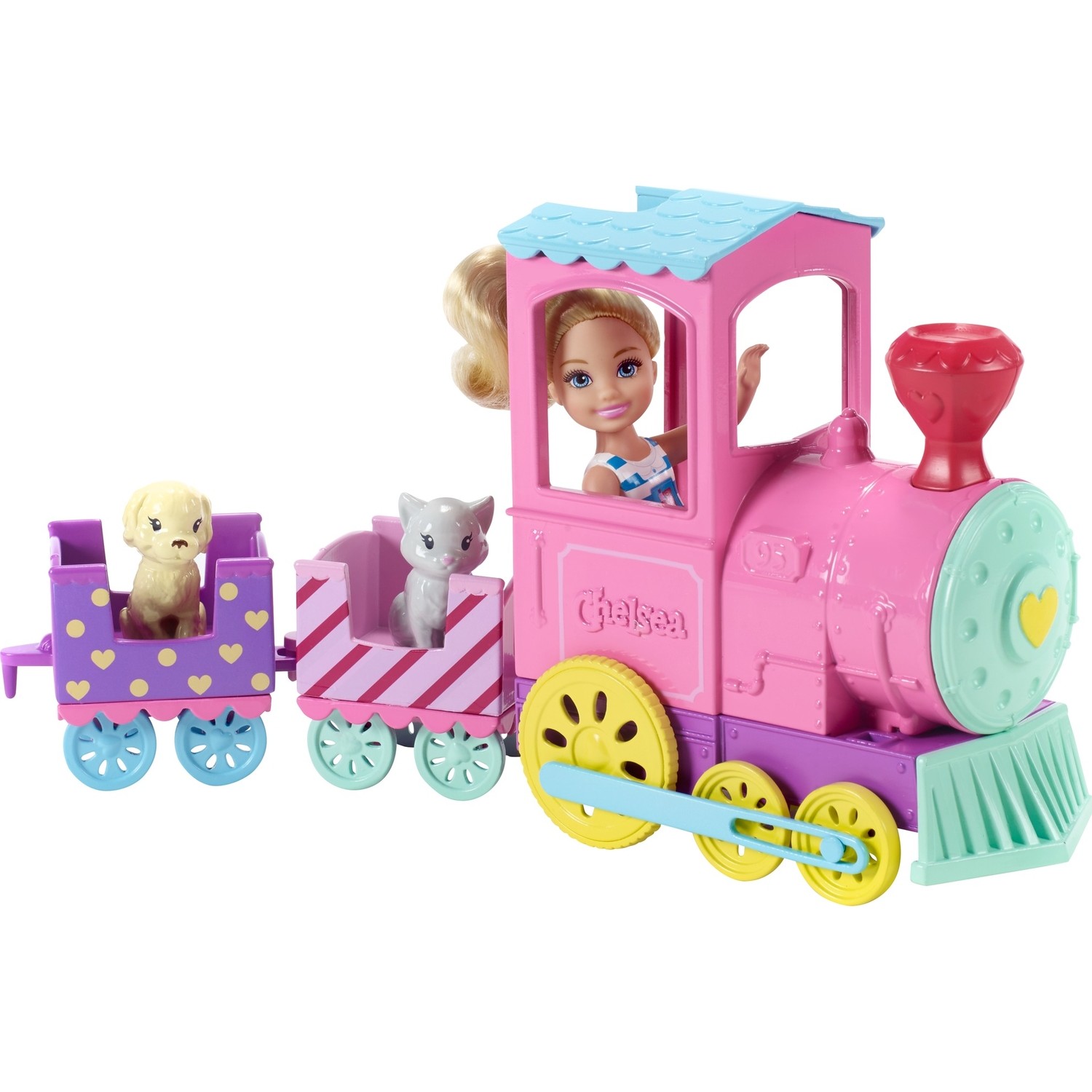 Игровой набор Barbie Chelsea Choo-Choo Train силиконовый чехол на vivo y19 виво у19 с принтом милый котенок