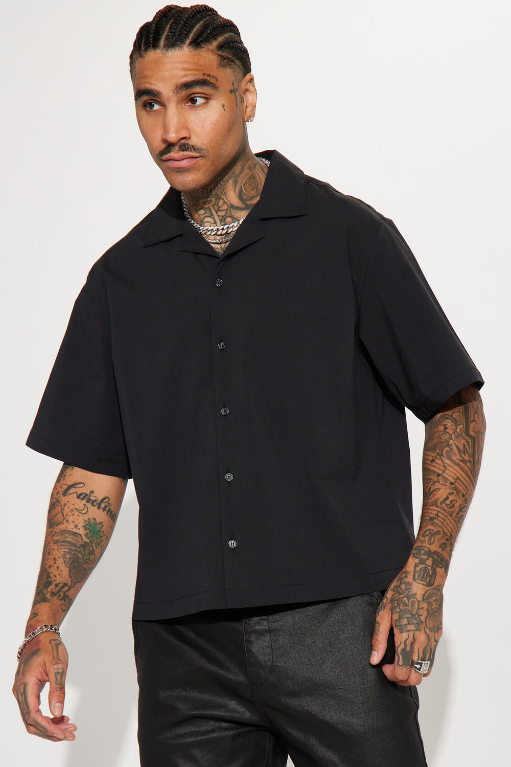 

Рубашка Fashion Nova ZDF01V320007, черный
