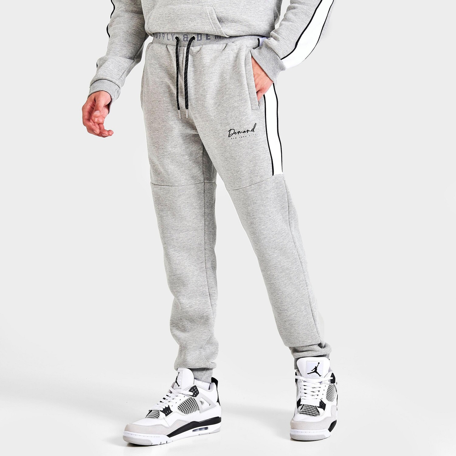 

Мужские брюки-джоггеры Tram Fleece Jogger с предложением и спросом Supply And Demand, серый