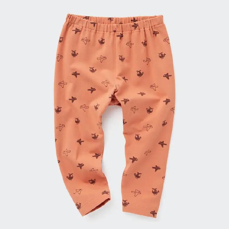 

Легинсы для малышей Uniqlo Toddler Relaxed Plane Print, оранжевый