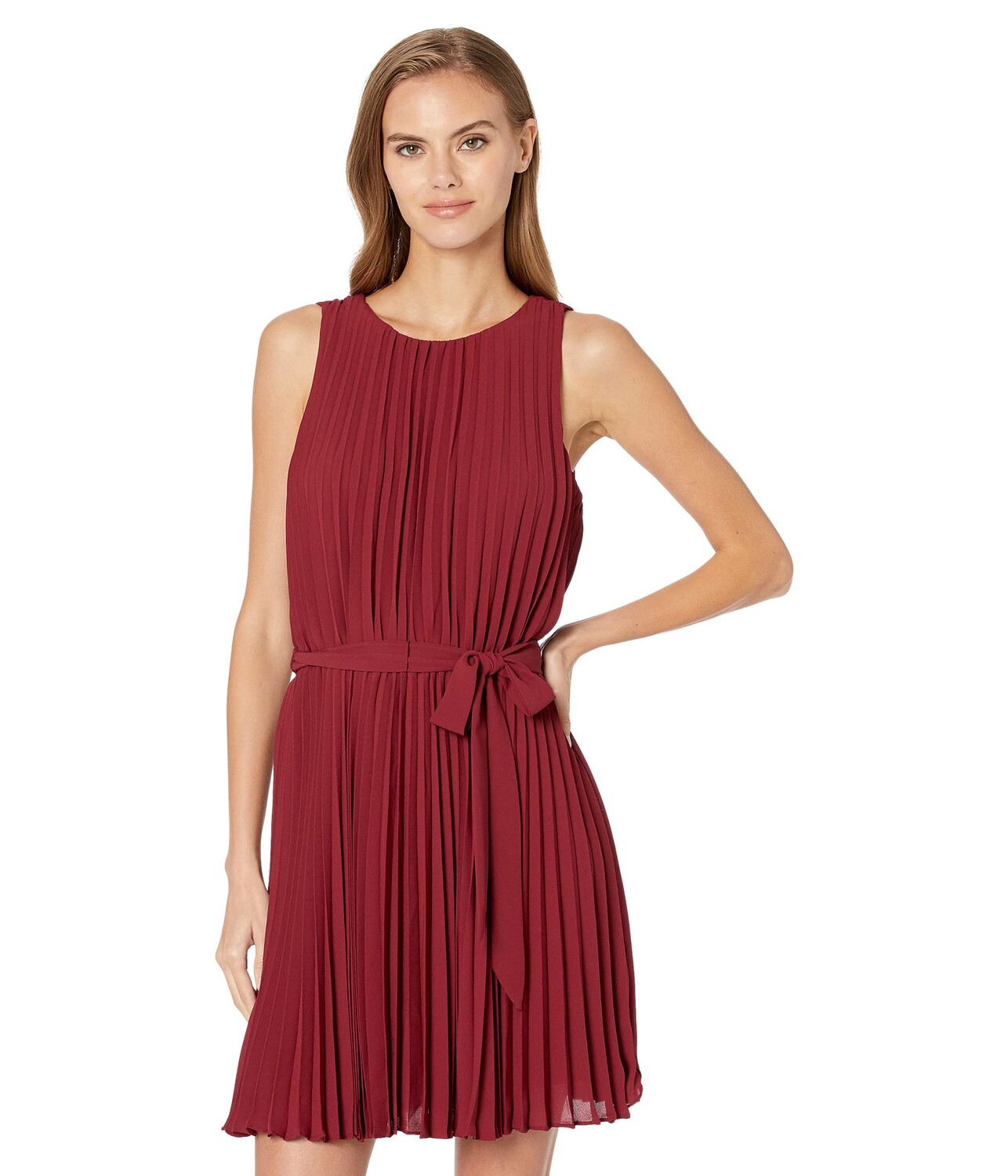 

Платье BCBGMAXAZRIA, Lightweight Crepe Pleated Dress