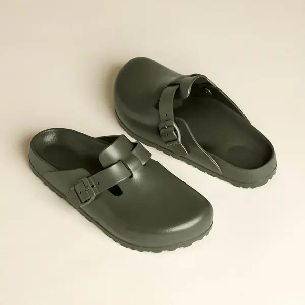

Мужские сабо Birkenstock Boston из ЭВА, хаки