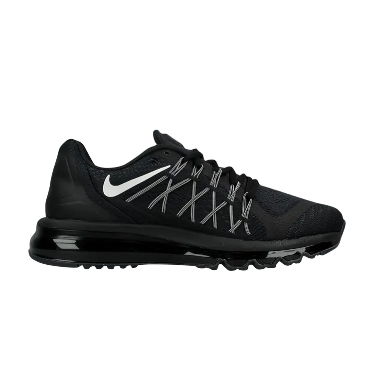 

Кроссовки Nike Air Max 2015 'Black White', черный