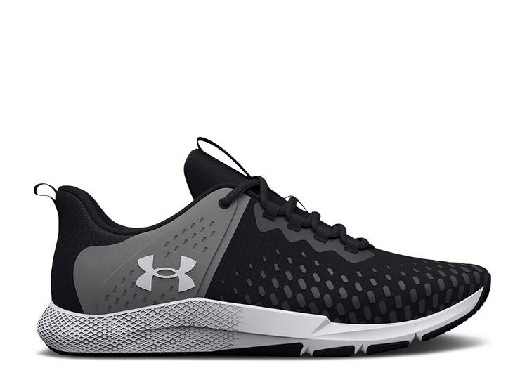 цена Кроссовки Under Armour CHARGED ENGAGE 2 'BLACK WHITE', черный