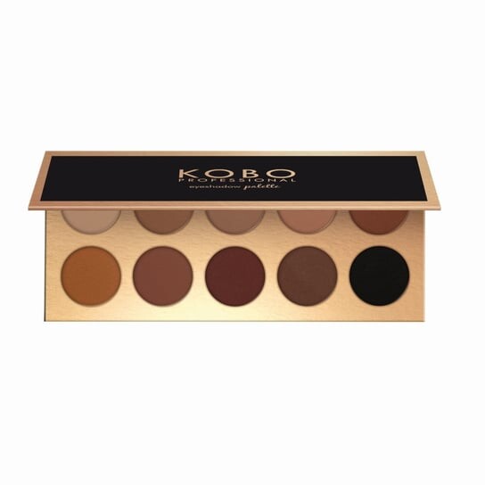 

Палитра теней для век, 20 г Kobo Professional, Natural Mix, коричневый