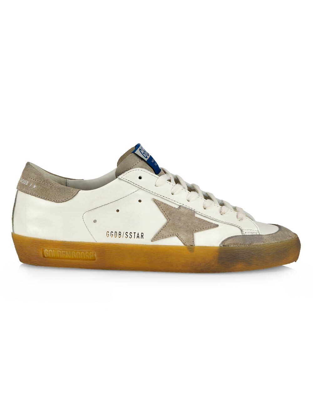 

Кожаные низкие кеды Super-Star Golden Goose, белый
