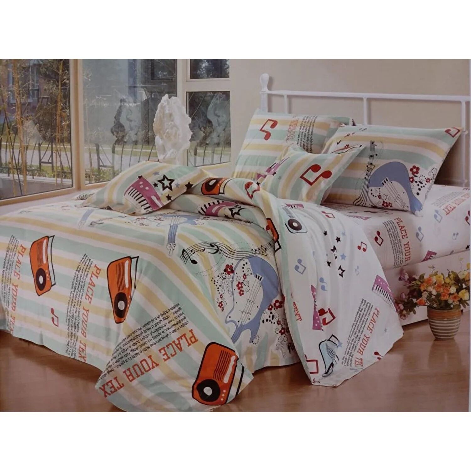 

Комплект постельного белья Maxstyle Satin Deluxe Ciftkisilik Melodi