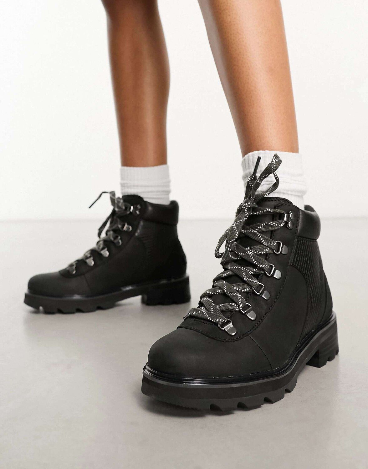 

Черные ботинки на шнуровке Sorel Lennox Hiker, Черный