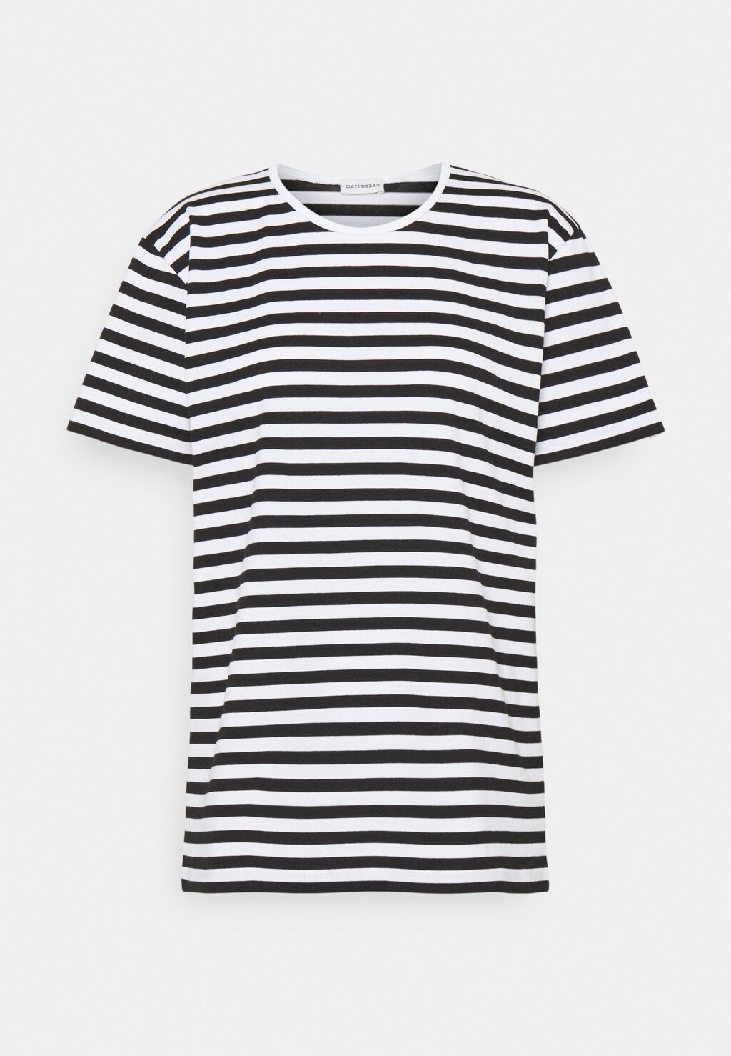 

Футболка с принтом Marimekko, черно-белый, Черный