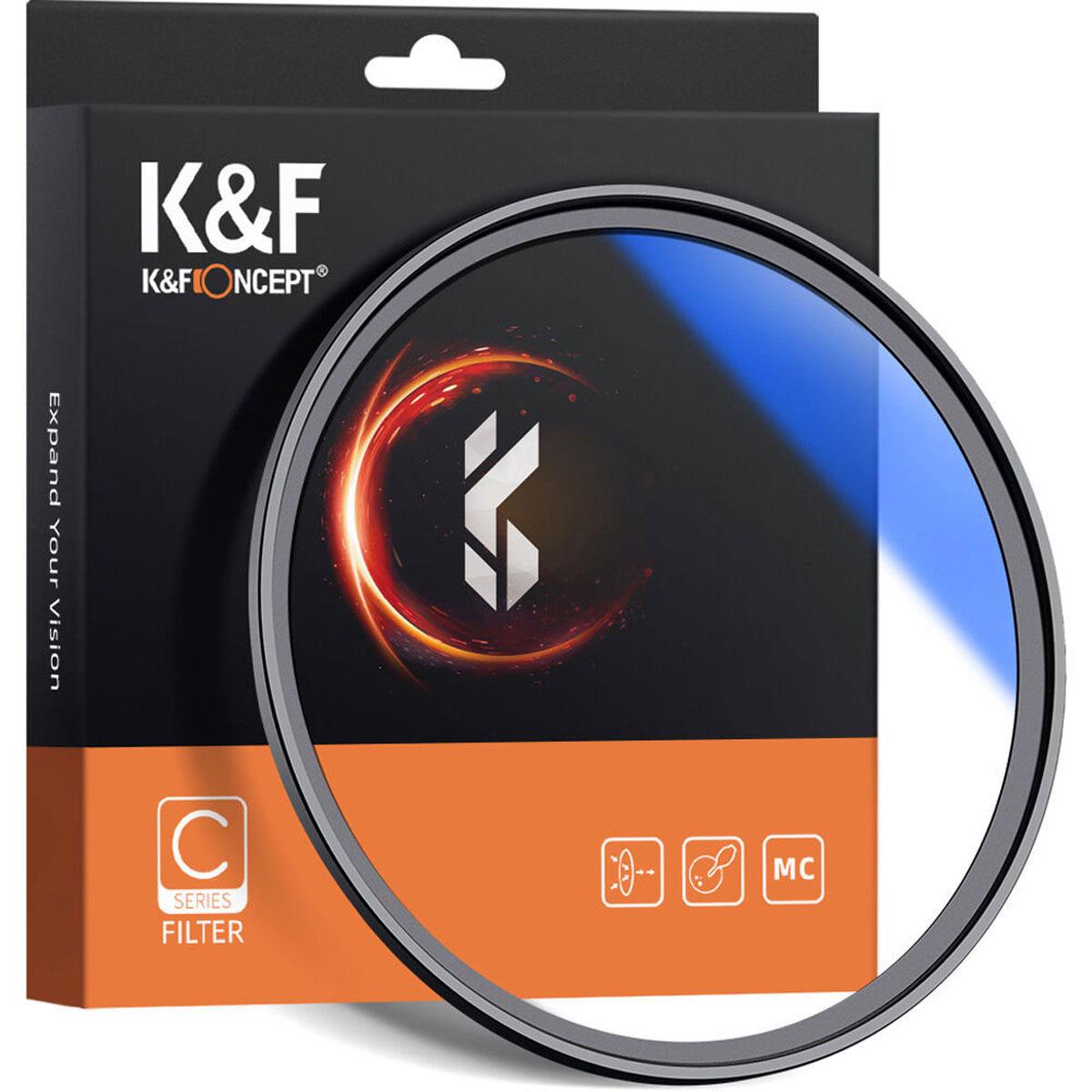 K&F Concept 40.5mm Blue coat MCUV цена и фото