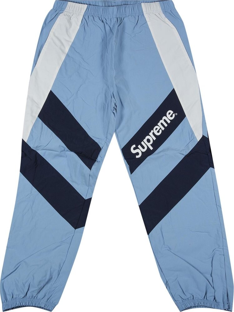 

Брюки Supreme Paneled Track Pant 'Light Blue', синий