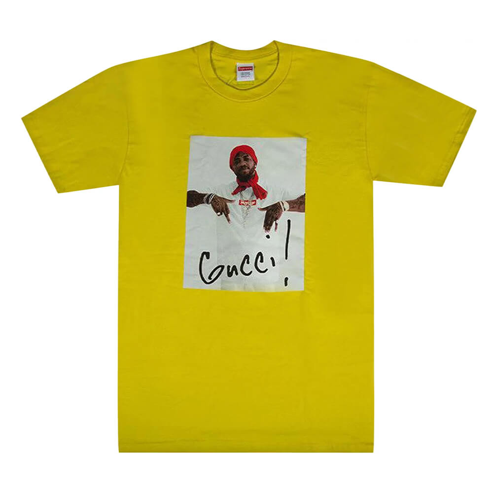 Футболка Supreme Gucci Mane, жёлтый