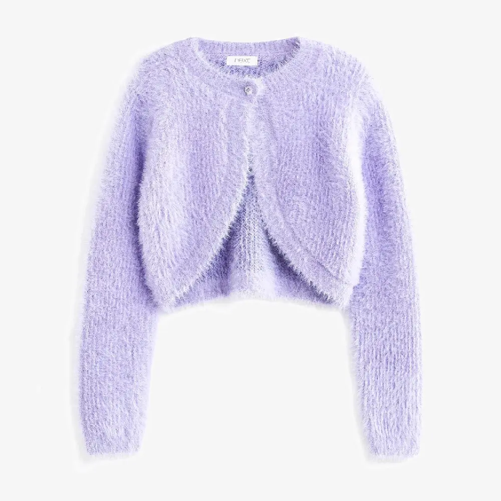 

Кардиган Next Sparkle Fluffy Shrug, сиреневый