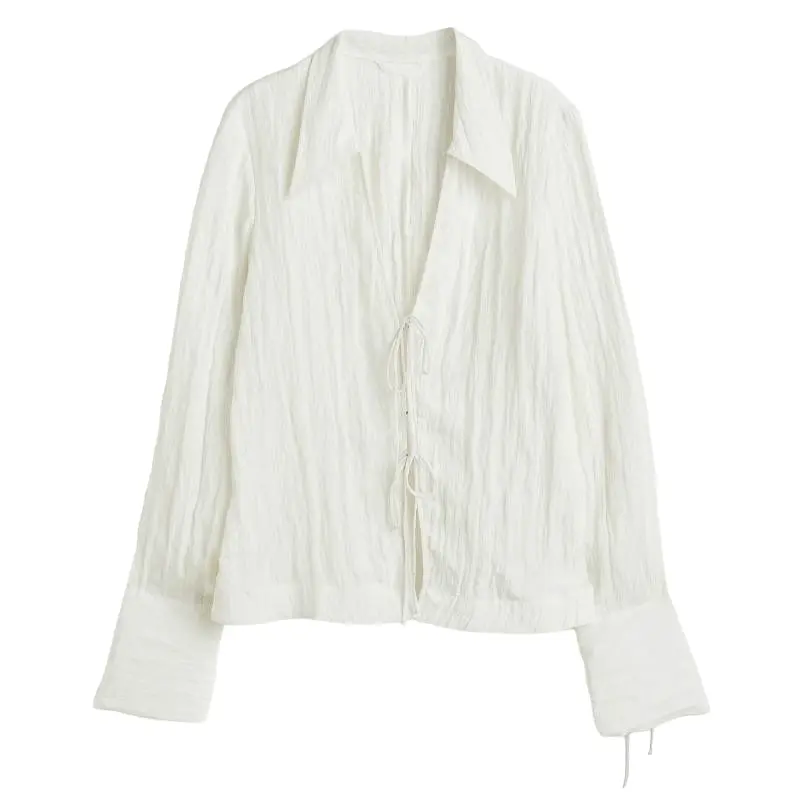 

Блузка H&M Crinkled, белый