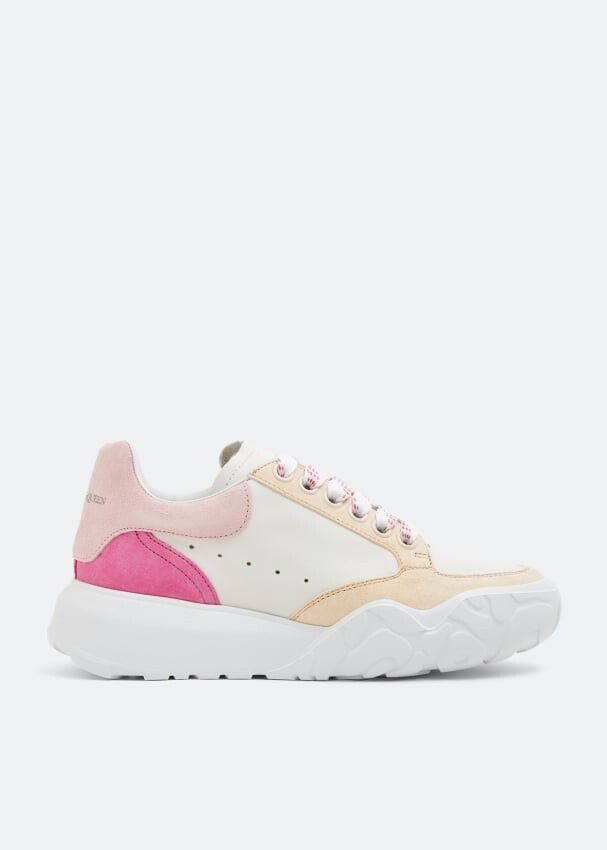

Кроссовки ALEXANDER MCQUEEN Court sneakers, белый
