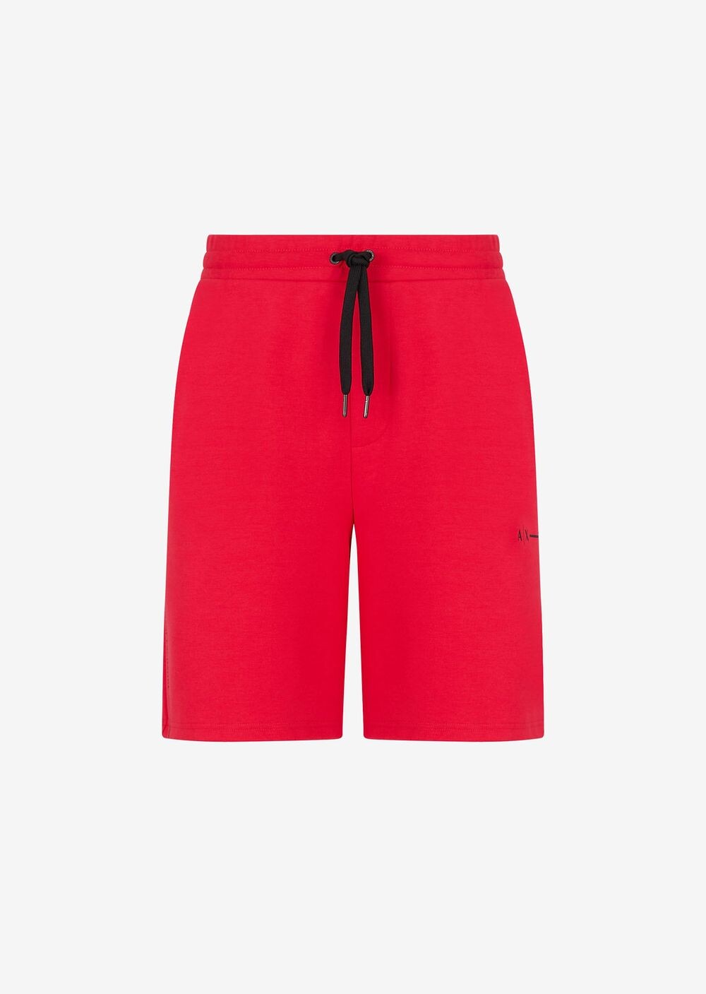 

Флисовые шорты из смесового хлопка с логотипом Armani Exchange, красный