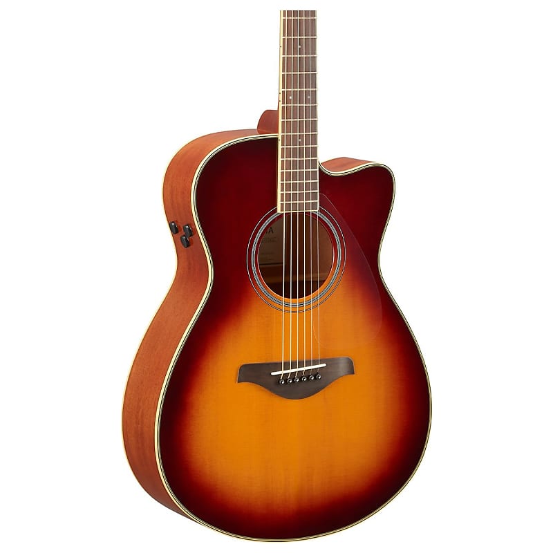 Yamaha FSC-TA TransAcoustic электроакустическая гитара, коричневый цвет Sunburst