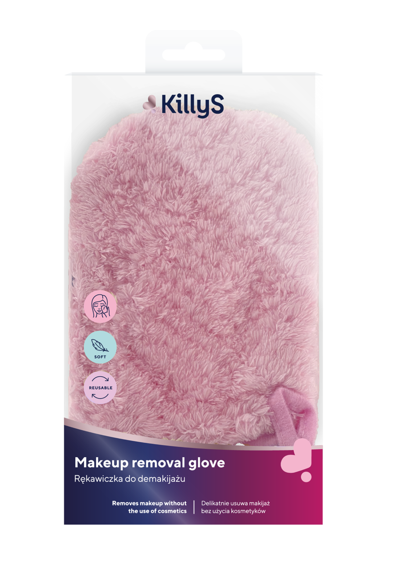 Перчатка для снятия макияжа Killys, 1 шт.