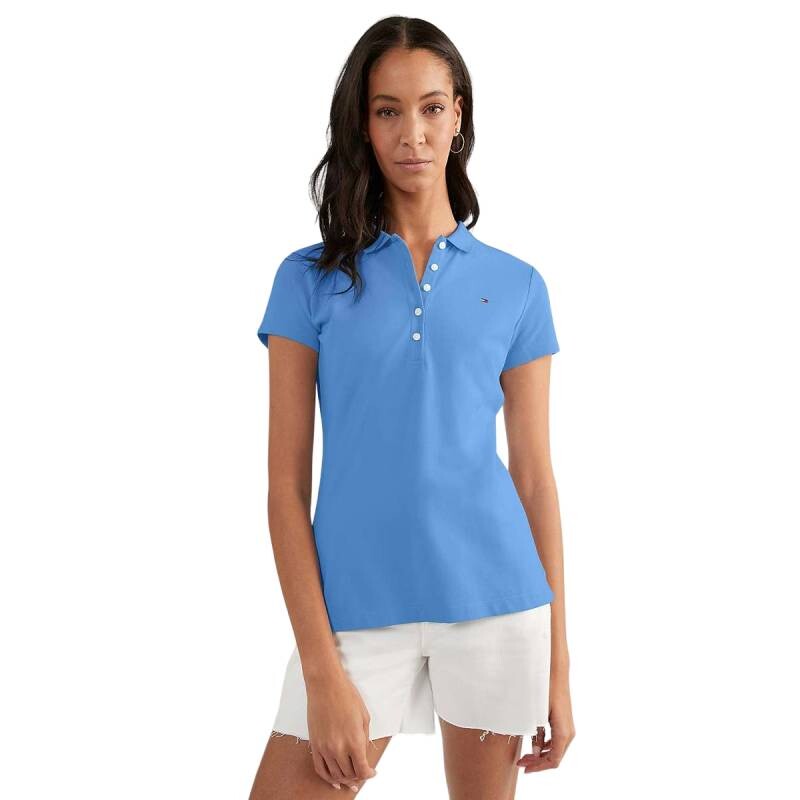 

Футболка Tommy Hilfiger Slim Fit Solid Polo, синий