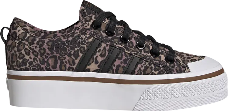

Кроссовки Adidas Wmns Nizza Platform 'Leopard', черный