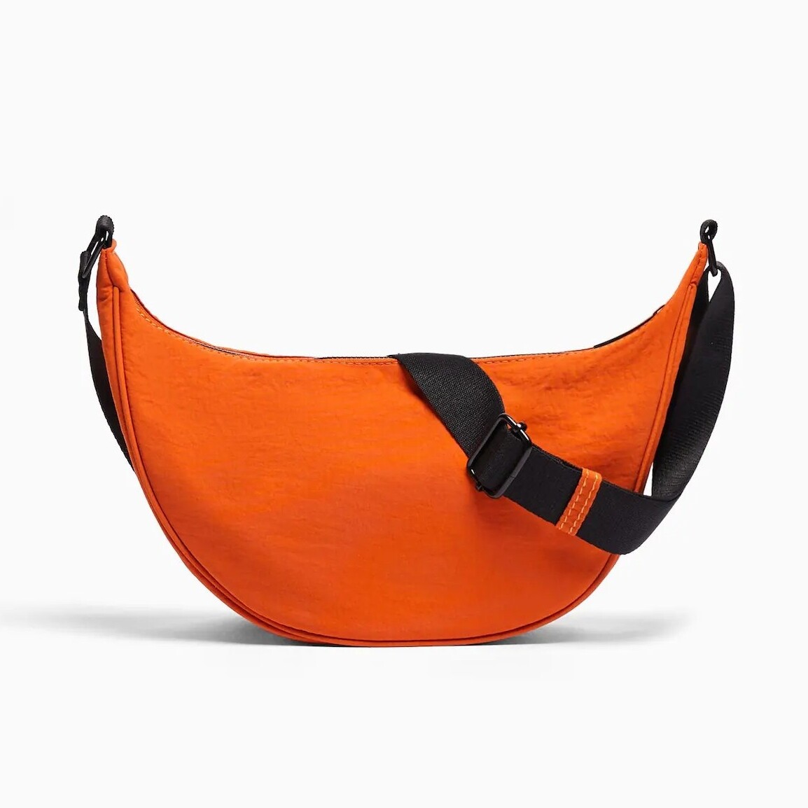 

Сумка хобо Bershka Nylon Blend With Adjustable Strap, оранжевый