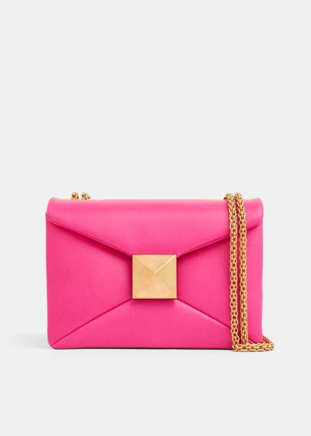 

Сумка VALENTINO GARAVANI One Stud chain bag, розовый