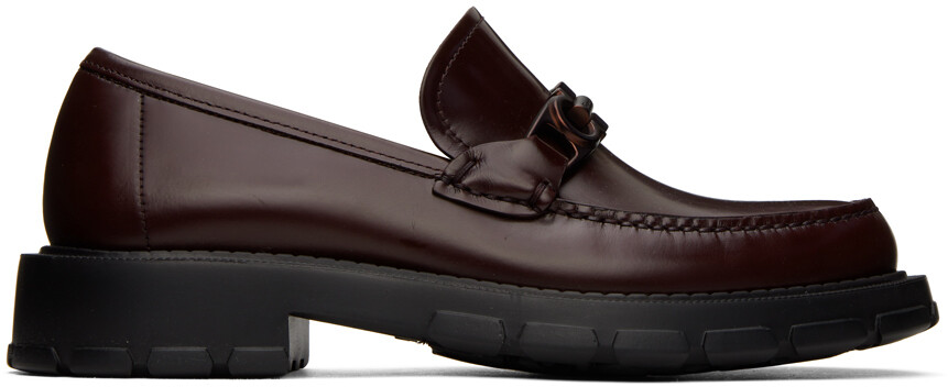 

Бордовые лоферы Gancini Ferragamo