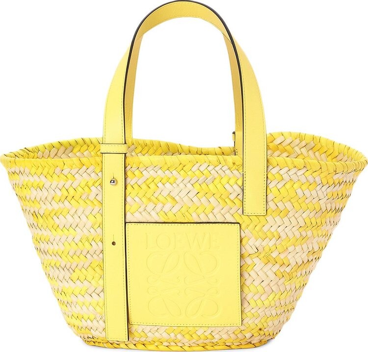 

Сумка Loewe Basket Confetti Bag Natural/Lemon, загар