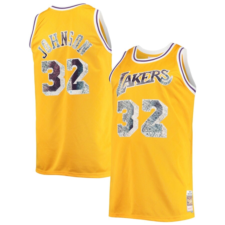 

Джерси Mitchell & Ness Los Angeles Lakers, золотой