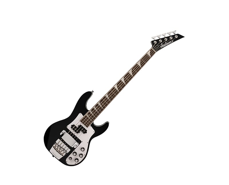 цена Концертный бас-гитара Jackson серии X CBXNT DX V — глянцевый черный с Laurel FB X Series Concert Bass CBXNT DX V