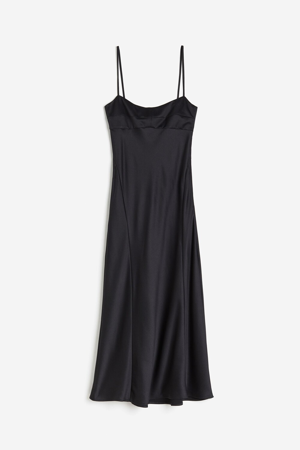 

Платье H&M Satin Slip, черный