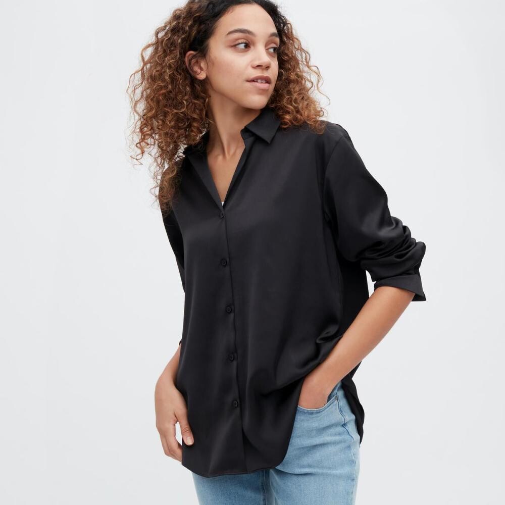 

Рубашка Uniqlo, черный