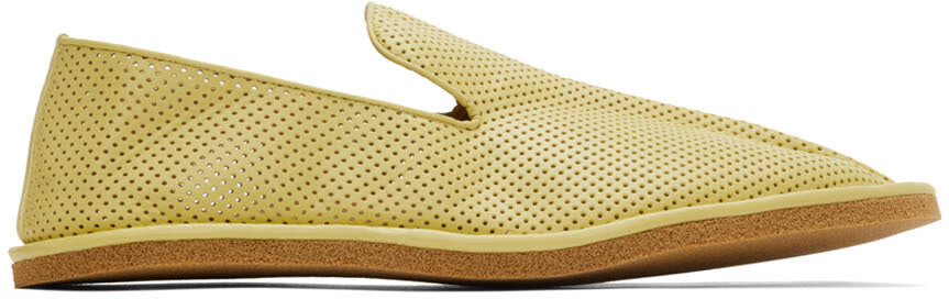 

Желтые кожаные лоферы Dries Van Noten