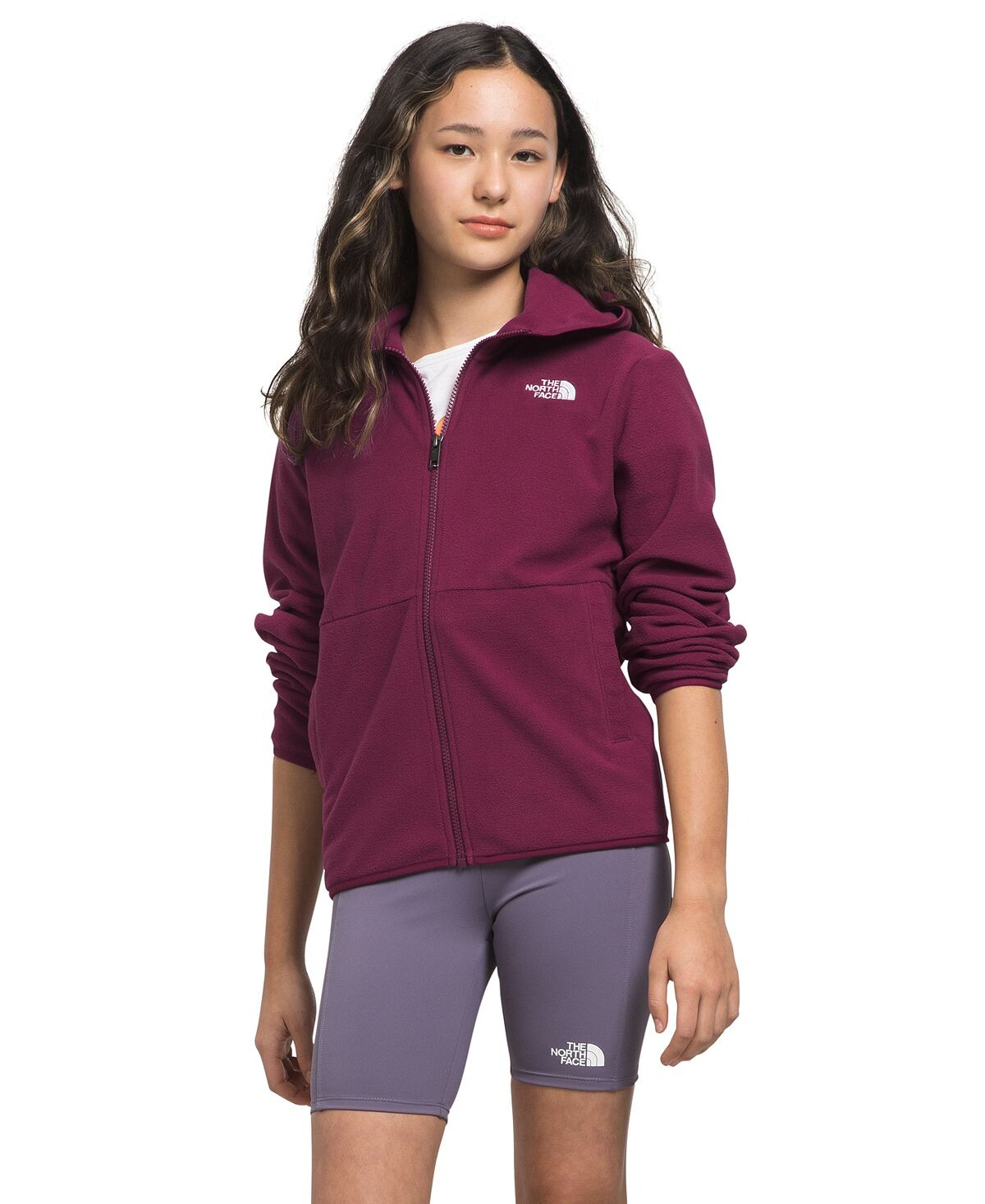 

Куртка на молнии для девочек Big Girls Glacier The North Face