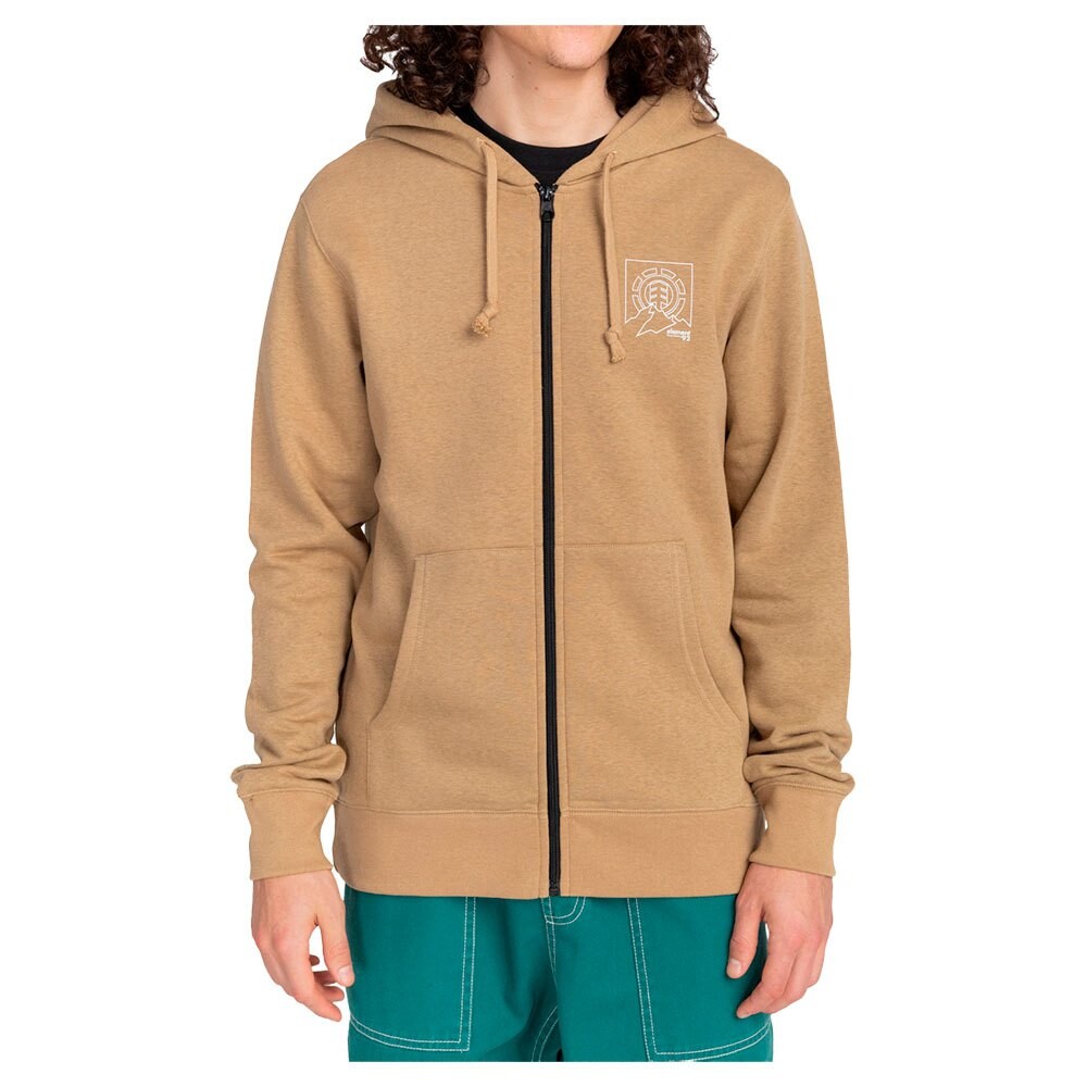 

Толстовка Element Ursa Full Zip, коричневый